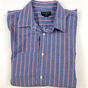 Banana Republic Men's Slim Fit Long Sleeve Shirt
